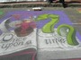 The dragon came to life on Church Street in Harvard Square.
